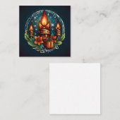 CARTE DE CORRESPONDANCE VOEUX DE NOËL (Devant / Derrière)