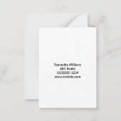 Carte De Correspondance Vos références Aident l'entreprise à croître (Dos)