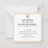 Carte De Correspondance Votre entreprise de logo | Procureur (Devant)