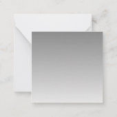 Carte De Correspondance Votre logo et votre texte modifiable | Gradient gr (Dos)