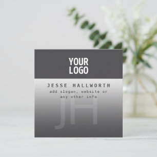 Carte De Correspondance Votre logo, nom commercial et monogramme