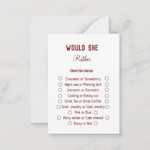 Carte De Correspondance Voulait-elle plutôt le jeu de douche nuptiale