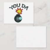 Carte De Correspondance Vous Avez Bombe De Parties scintillant (Devant / Derrière)