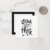 Carte De Correspondance Vous avez cette inspiration (Devant/Arrière en situation)