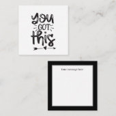 Carte De Correspondance Vous avez cette inspiration (Devant / Derrière)