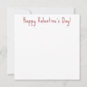 Carte De Correspondance Vous avez gagné ma note de coeur (Dos)