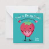 Carte De Correspondance Vous êtes Berry Sweet Valentine's Day Card (Devant)