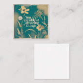 Carte De Correspondance Vous êtes capable de choses incroyables (Devant / Derrière)