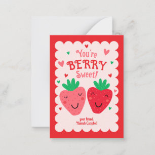 Carte De Correspondance Vous êtes des enfants à la Saint-Valentin Berry Sw