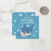 Carte De Correspondance Vous êtes Fin-Tastic Classroom Valentine's Day Car (Devant/Arrière en situation)