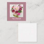 Carte De Correspondance Vous êtes invité (Devant / Derrière)