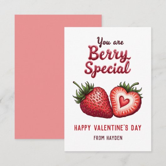 Carte De Correspondance Vous êtes la Classe Spéciale Berry (Devant / Derrière)