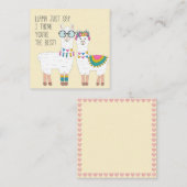 Carte De Correspondance Vous êtes les meilleurs lamas (Devant / Derrière)