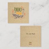Carte De Correspondance Vous êtes mon héros ! (Devant / Derrière)