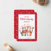 Carte De Correspondance Vous êtes passionnément fantastique salle de class (Devant/Arrière en situation)