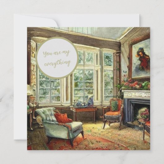 Carte De Correspondance Vous êtes tout (Devant)