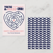 Carte De Correspondance Vous êtes un incroyable Maze Classroom Saint-Valen (Devant / Derrière)