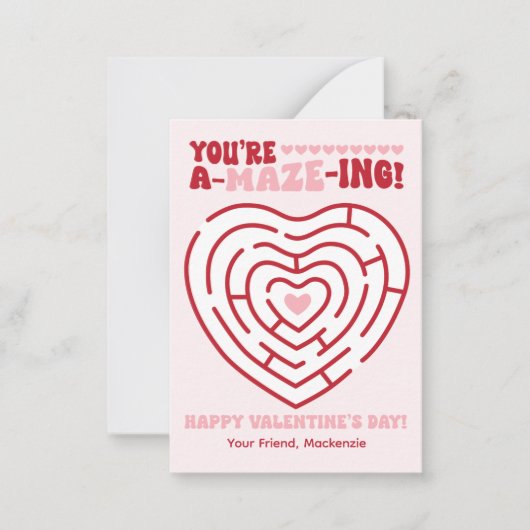 Carte De Correspondance Vous êtes une classe de labyrinthe incroyable pour (Devant)