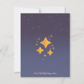 Carte De Correspondance Vous êtes une étoile brillante (Dos)
