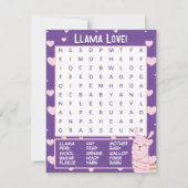 Carte De Correspondance Vous êtes une toute Llama Fun Classroom Valentine' (Dos)