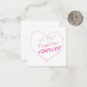 Carte De Correspondance Vous ? Moi? Ensemble pour toujours ? (Devant/Arrière en situation)