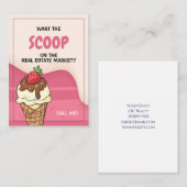 Carte De Correspondance Vous voulez la Scoop été (Devant / Derrière)