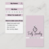 Carte De Correspondance Vraiment dimanche - ID produit (Devant / Derrière)