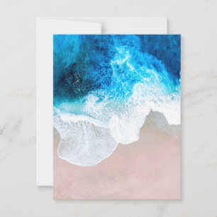 Carte De Correspondance Vue plage