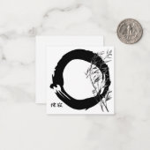 Carte De Correspondance Wabi Sabi (Devant/Arrière en situation)