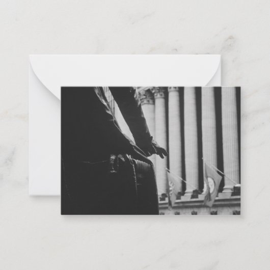 Carte De Correspondance Wall Street (Devant)