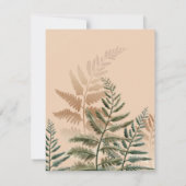 Carte De Correspondance Watercolor Trees 4 (Dos)