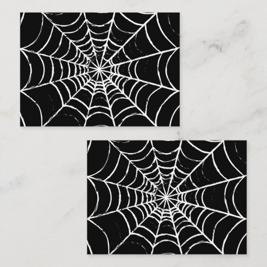 Carte De Correspondance Web sombre (Devant / Derrière)