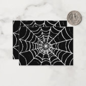 Carte De Correspondance Web sombre (Devant/Arrière en situation)