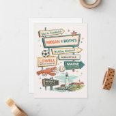 Carte De Correspondance Wedding 2 (Devant/Arrière en situation)