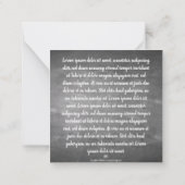 Carte De Correspondance Weihnachtsgrüße auf der Kreidetafel (Dos)