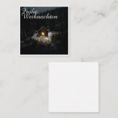 Carte De Correspondance Weihnachtsgrüße mit Hexenhaus (Devant / Derrière)