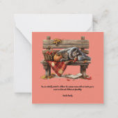Carte De Correspondance Welcome to Automn (Dos)