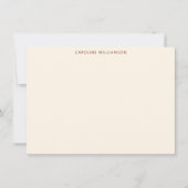 Carte De Correspondance Western Bull Skull Floral Personalized Stationery (Devant)