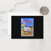 Carte De Correspondance Westie Dog Beach Life (Devant/Arrière en situation)