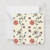 Carte De Correspondance Whimsical Ladybug Delight (Devant)