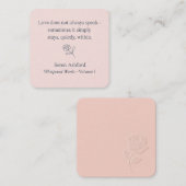 Carte De Correspondance Whispered Words-Volume 1_card# 10 (Devant / Derrière)