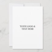 Carte De Correspondance White Personalized – Your Logo & Text Here (Devant)