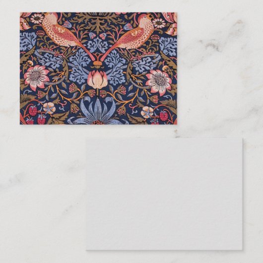 Carte De Correspondance William Morris (Devant / Derrière)