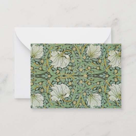 Carte De Correspondance William Morris - Pimpernel (Devant)