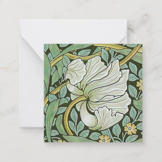Carte De Correspondance William Morris - Pimpernel (Devant)