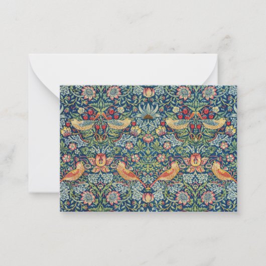 Carte De Correspondance William Morris - Thief aux fraises (Devant)