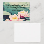 Carte De Correspondance William Shakespeare Citation Inspirationnelle "Pen (Devant / Derrière)