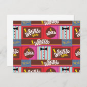 Carte De Correspondance Willy Wonka Motif (Devant / Derrière)
