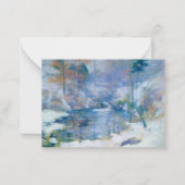 Carte De Correspondance Winter Harmony, 1890-1900 par John Henry Twachtman (Devant)