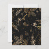 Carte De Correspondance Winter Pattern 3 (Dos)